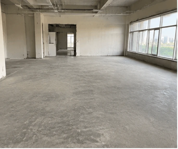 酒店厨房及后勤区域聚氨酯砂浆地坪施工
