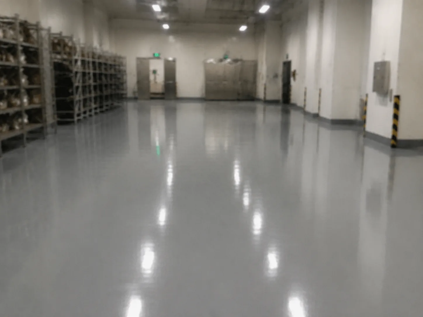 Subfloor grinding for the Hotel Warehouse and Equipment Room Wear-Resistant Epoxy Flooring Project