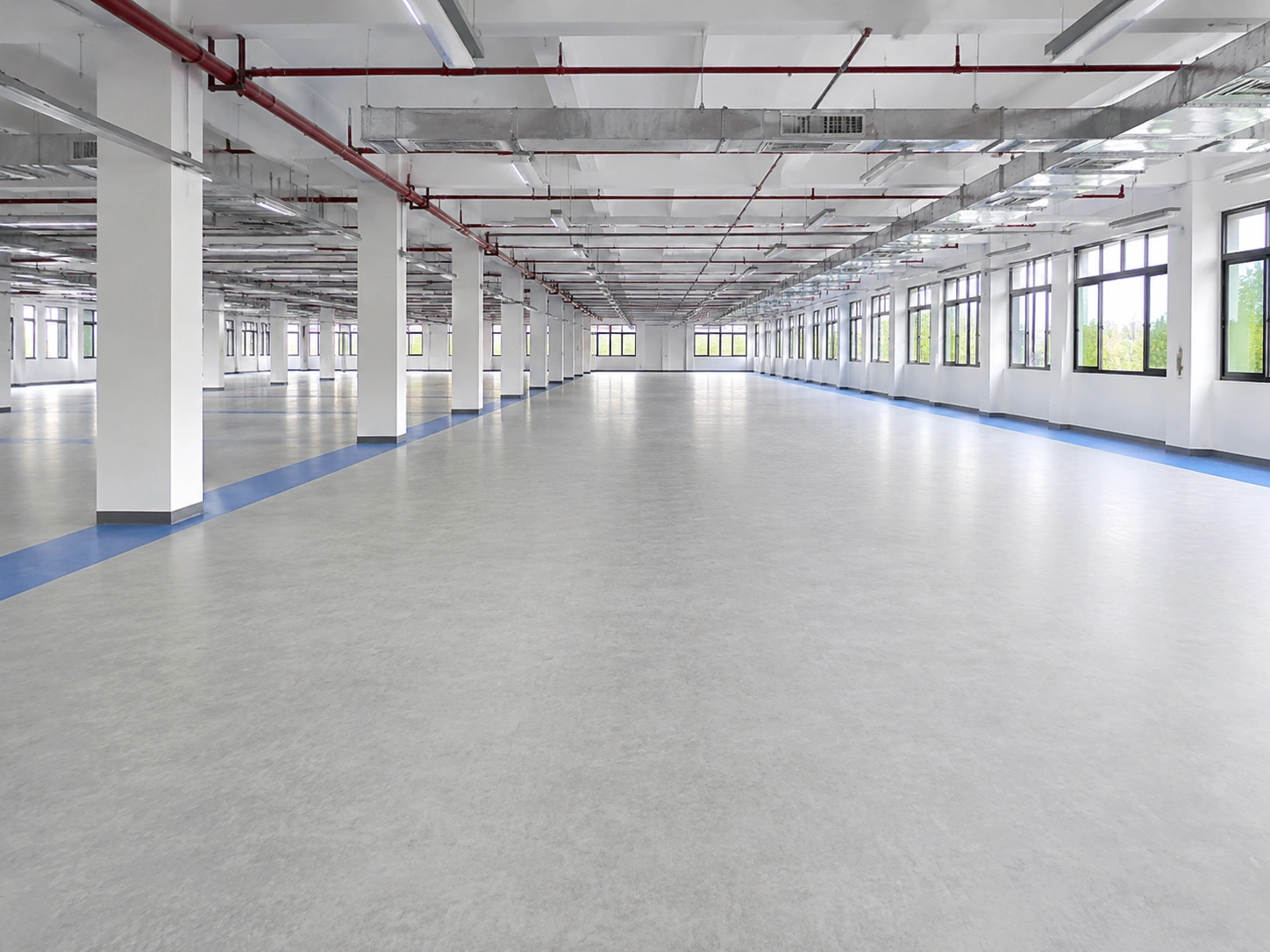 Completed PVC flooring at Topstar Nghe An G4 in Vietnam